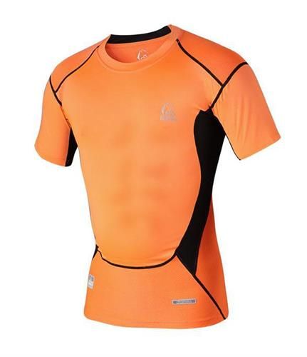 mens polyester spandex sportswear t-shirt